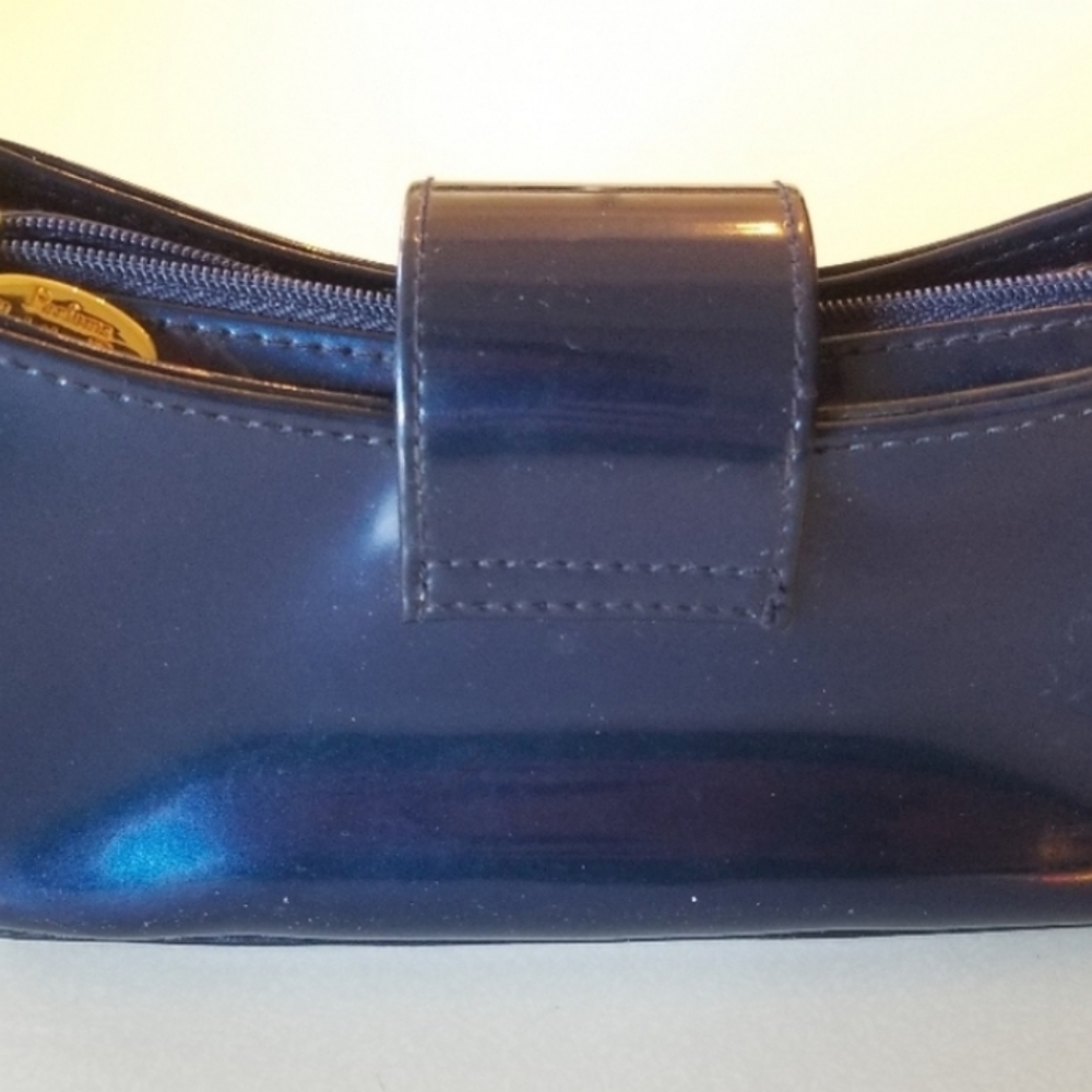 Christian Dior Mini Addict cosmetic bag metalic blue - Picture 2 of 7